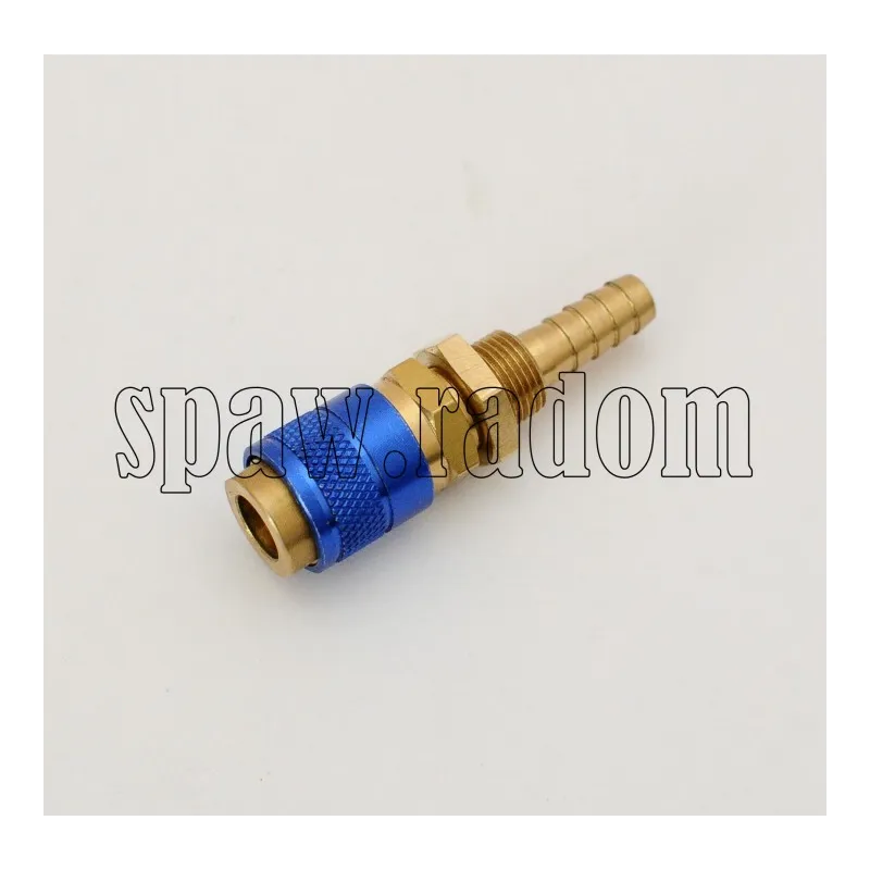 Gniazdo szybkozłącza TYP21 do przegrody na wąż 8mm kolor niebieski (NV9857)