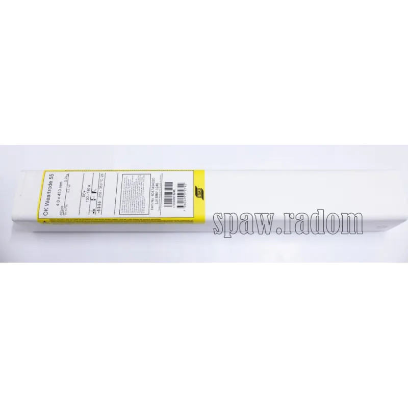 Elektroda OK Weartrode 55 (EN600B) fi 4,0 x 450mm/82szt/5,2kg ESAB (ESAB2014)