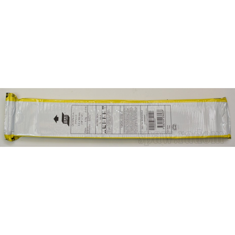 Elektroda OK 92.58 (NiFe Cl-A) fi 3,2 x 350mm/22szt/0,7kg ESAB (ESAB1288) (cena za 1szt.)