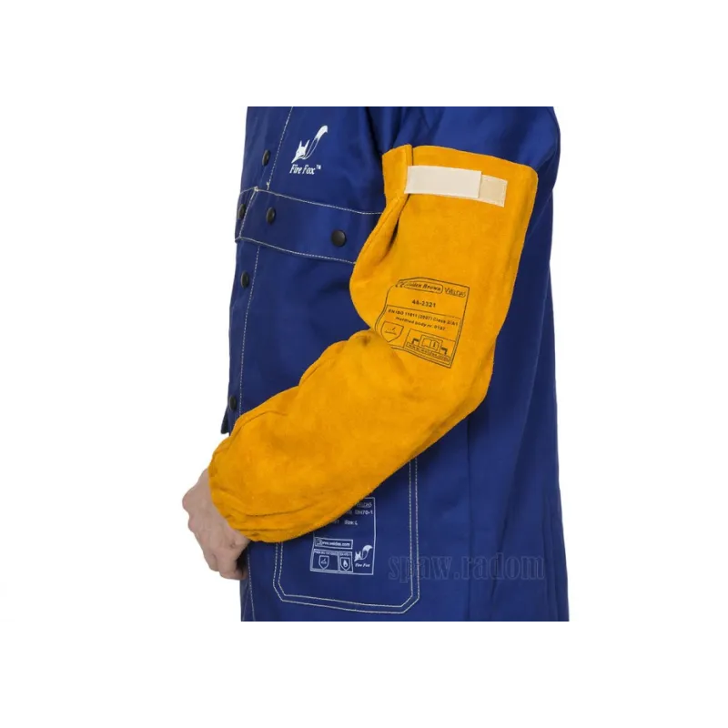 Skórzane rękawy spawalnicze z dwoiny bydlęcej (para) GOLDEN BROWN (W0097)