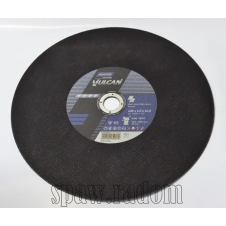 Tarcza do cięcia metalu Vulcan 400 x 4.0 x 32.0 NORTON (N0033)