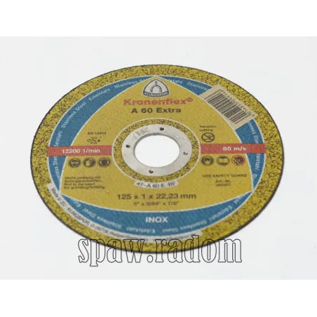 Tarcza do cięcia inox A60 Extra 125x1,0x22,2 KLINGSPOR (K0020)