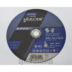 Tarcza do cięcia metal/inox Vulcan 230x3,0x22.23 NORTON (N0057)