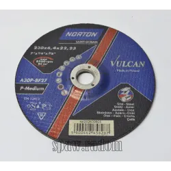 Tarcza do szlifowania metal/inox Vulcan 230x6.4x22.23 NORTON (N0044)