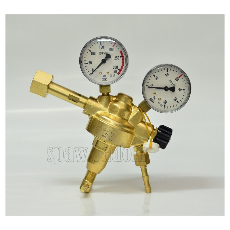 Reduktor do wodoru RBW-3-z (z zaworem odcinającym) PERUN (PER1227)