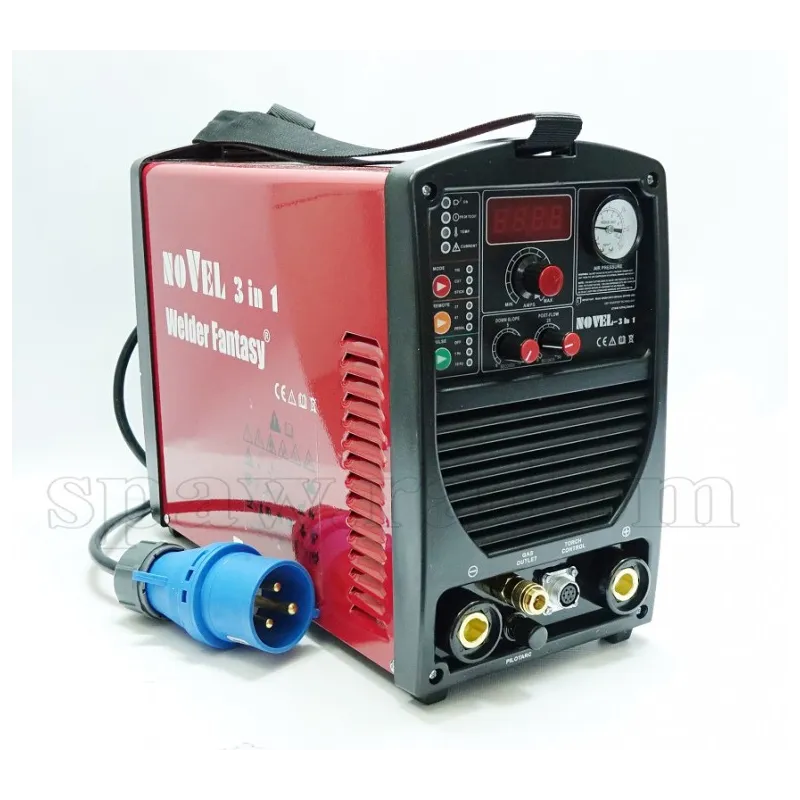 200A Spawarka inwertorowa Welder Fantasy NOVEL 3w1 TIG-PULSE/MMA/PLASMA (WF0249)