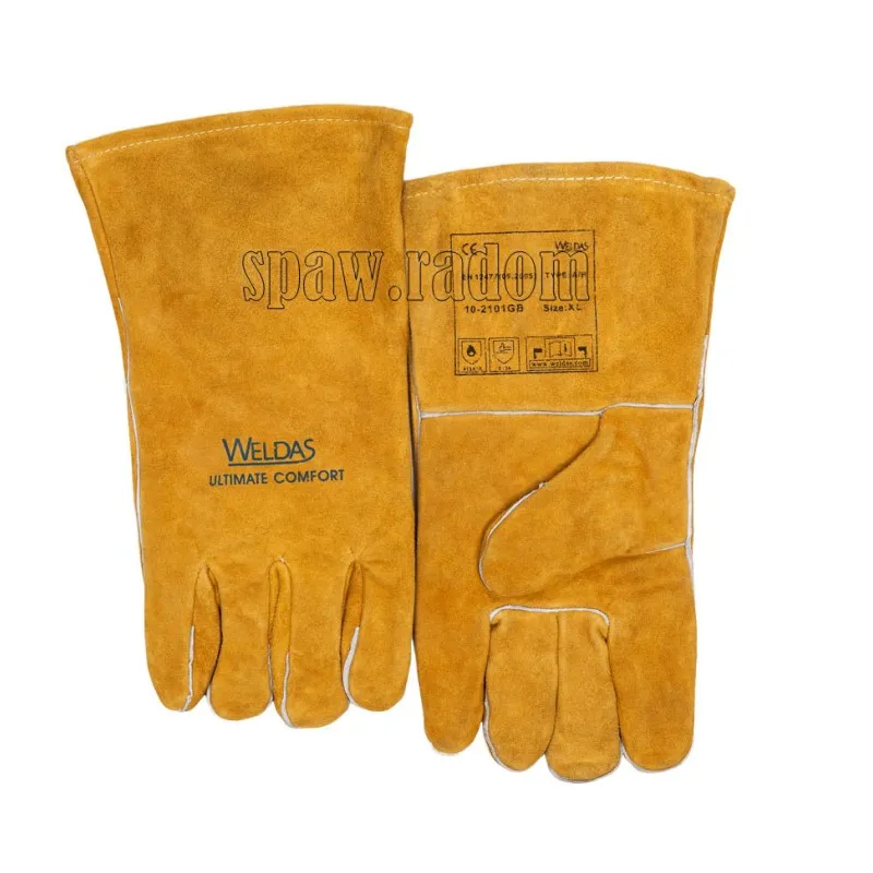 Rękawice spawalnicze do uchwytów MIG oraz elektrodowych Golden Brown (W02332)