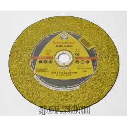 Tarcza do cięcia metalu A24 Extra 230x3,0x22 KLINGSPOR (K0013)