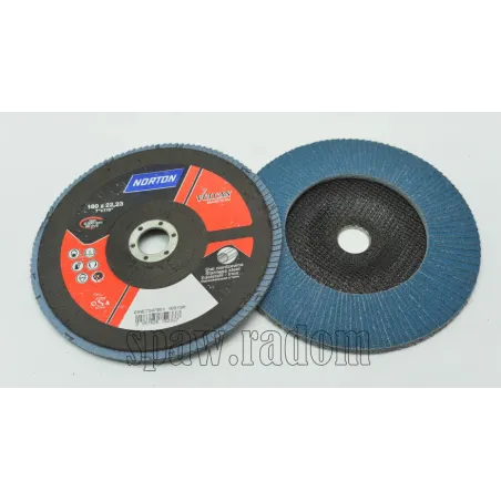 Ściernica lamelkowa cyrkon fi 180x22 gr 80 Vulcan NORTON (N0140)
