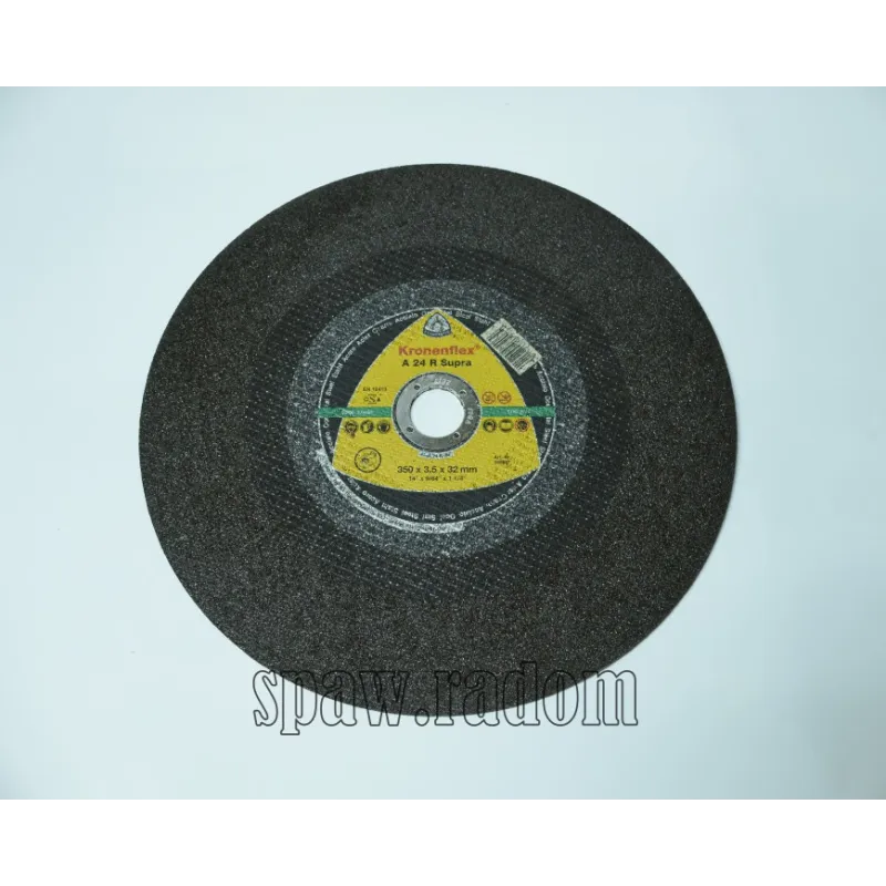 Tarcze do cięcia stali A24R Supra 350x3,5x32 KLINGSPOR (K0015)