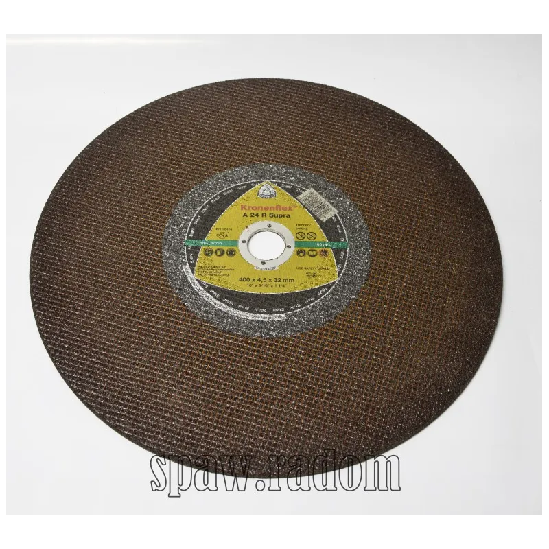 Tarcze do cięcia stali A24R Supra 400x4,5x32 KLINGSPOR (K0016)