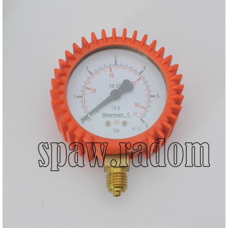 Manometr propan-butan 6bar gwint M12x1,5 63mm (PERUN) (IM0478)