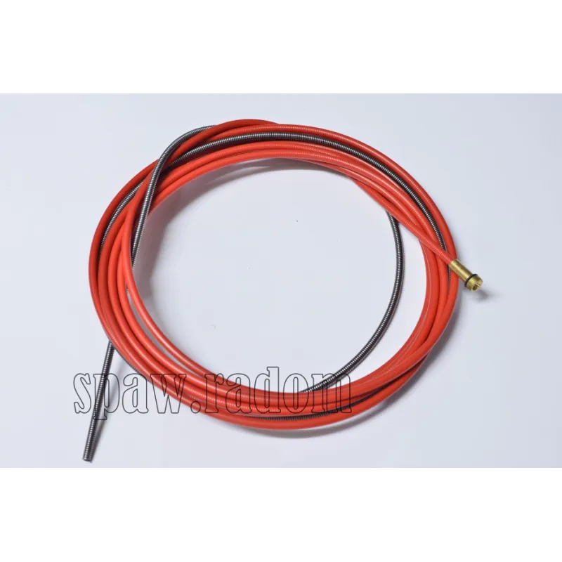 Wkład stalowy powlekany czerwony (do drutu 1,0-1,2) dł. 5m (IM0249)