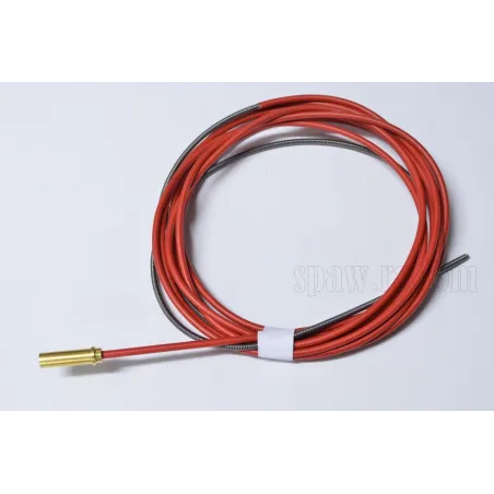 Prowadnik stalowy powlekany 3m czerwony (1,0-1,2) pasujący do KEMPPI (NV0511)