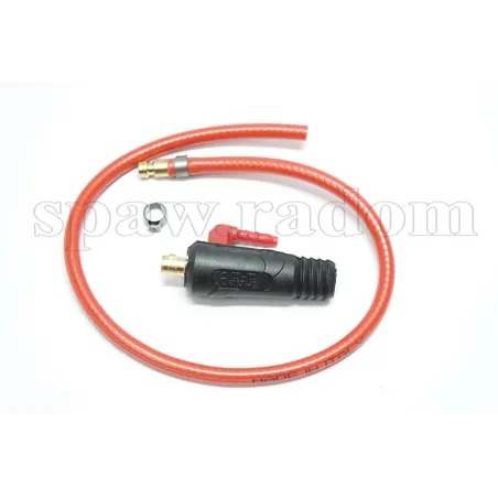 Wtyk DINSE SK25 kpl. z wężykiem do uchwytów TIG (IM0064)