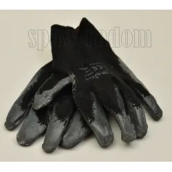 Rękawice robocze dziane bawełniane powlekane latexem nr 9 (W0465)