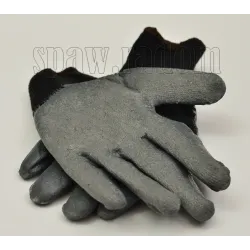 Rękawice robocze dziane bawełniane powlekane latexem nr 9 (W0465)