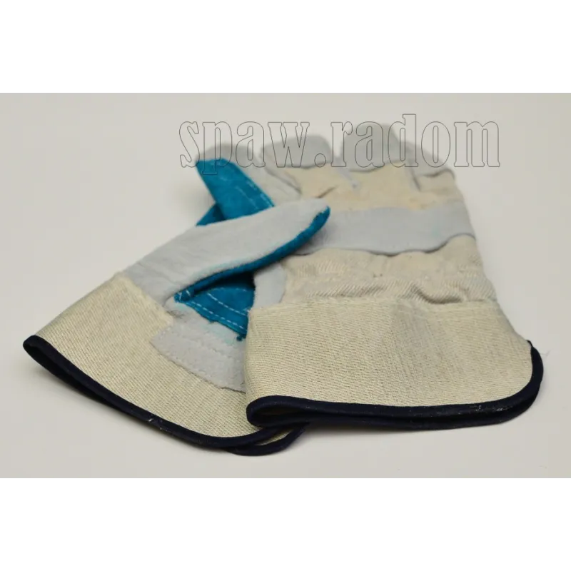 Rękawice robocze wzmocnione skórą dwoiną (W0470)