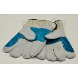 Rękawice robocze wzmocnione skórą dwoiną (W0470)