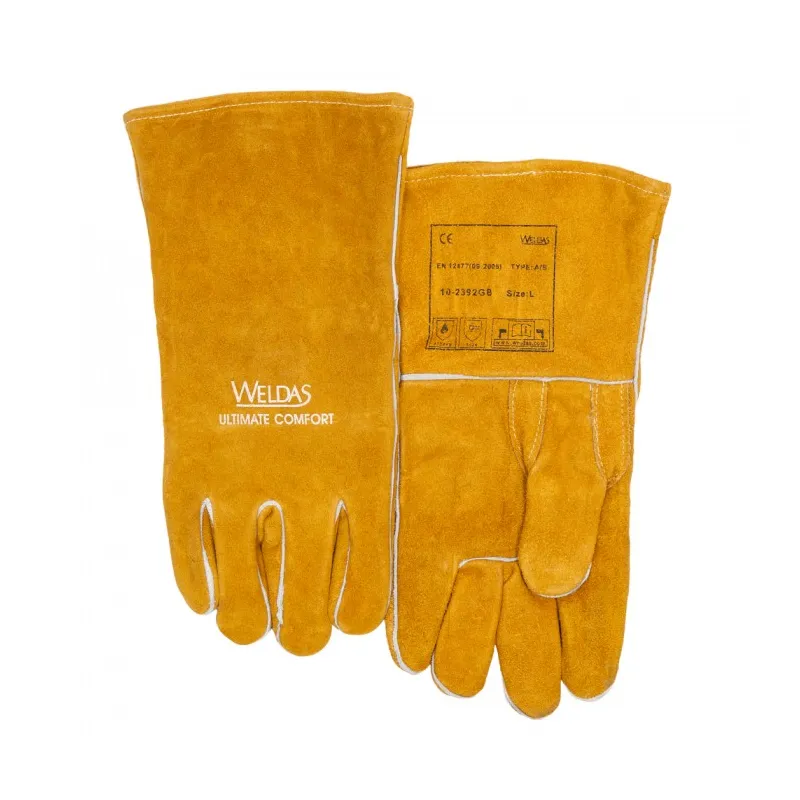Rękawice spawalnicze do uchwytów MIG oraz elektrodowych Golden Brown (W0233)