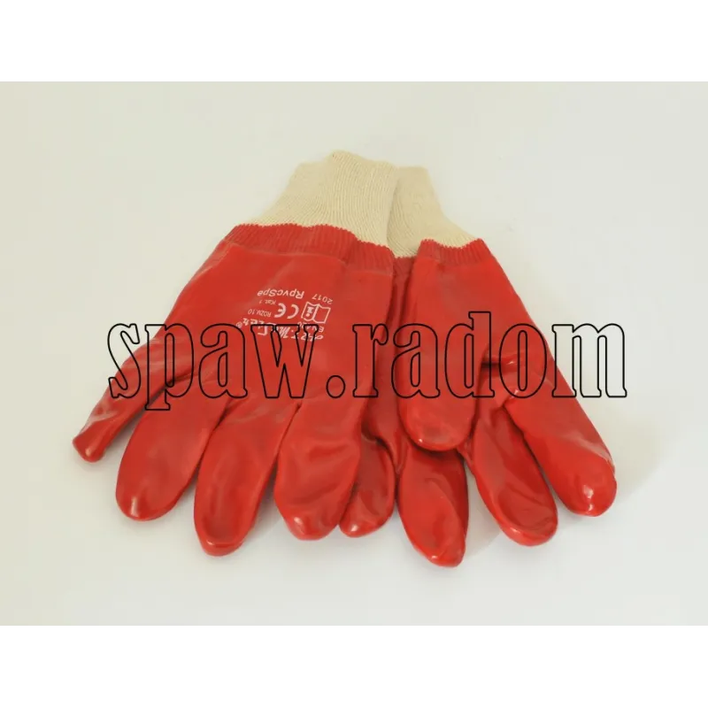 Rękawice robocze wykonane z PVC (IM8754)