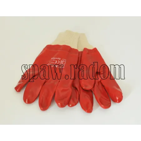 Rękawice robocze wykonane z PVC (IM8754)