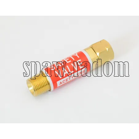 Bezpiecznik przypalnikowy acetylen/propan z gwintem 3/8 L (IM8996)