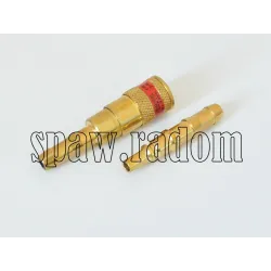 Szybkozłączka śródwężowa do acetylenu/gazu ziemnego/propanu SZW-F (KR0215)