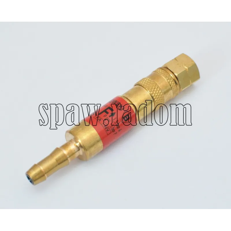 Bezpiecznik przypalnikowy z szybkozłączką do acetylenu/gazu ziemnego/propanu EBSp-F (IM0689)