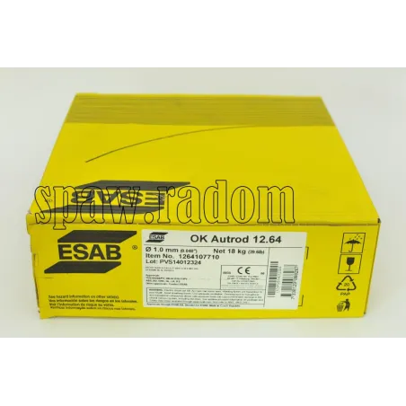 Drut do spawania SG3 OK AUTROD 12.64 1,0/18kg ESAB (ESAB6415)
