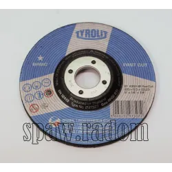 Tarcza do szlifowania 125x6,0 metal/inox TYROLIT (T0006)
