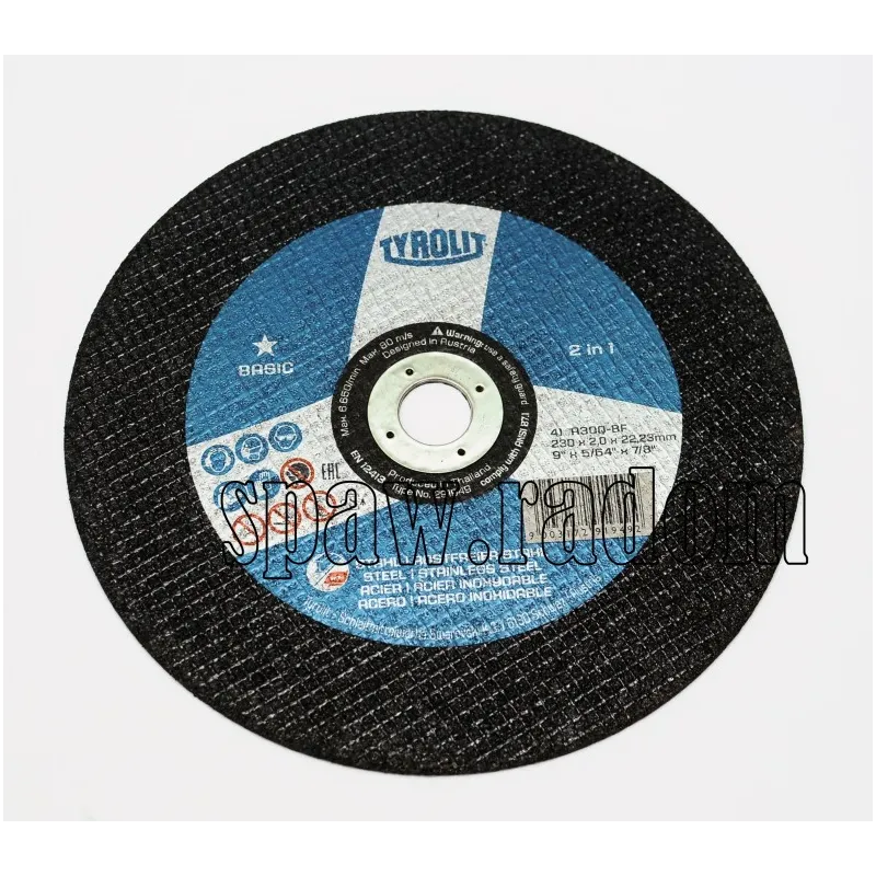 Tarcza do szlifowania 230x6,0 metal/inox TYROLIT (T0011)