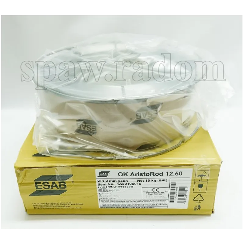 Drut do spawania SG2 OK AristoRod 12.50 1,0/18kg (niemiedziowany) ESAB (ESAB6547)