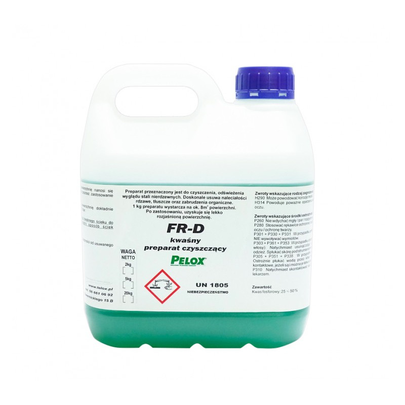 Środek czyszczący Pelox FR-D - kwaśny 2kg (KR4784)
