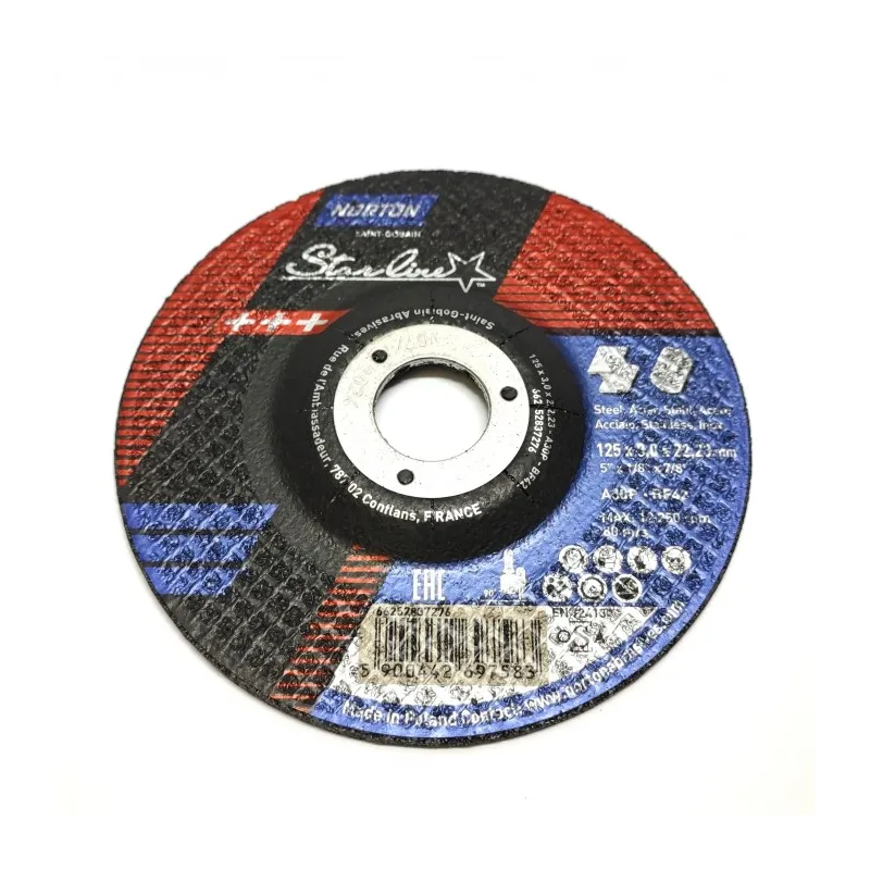 Tarcza do cięcia metalu Starline 125x3.0x22.23 NORTON (N6078)