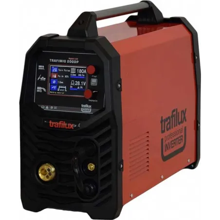 200A TRAFIMIG 200 DP LCD SYNERGIA (Lutospawanie) TRAFILUX (T0549) + zestawy