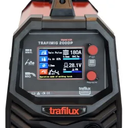 200A TRAFIMIG 200 DP LCD SYNERGIA (Lutospawanie) TRAFILUX (T0549) + zestawy