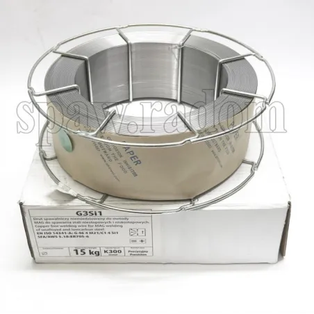 Drut do spawania SG2 1,2/15kg HOT WELD blank (niemiedziowany) METALURGIA (M0099)
