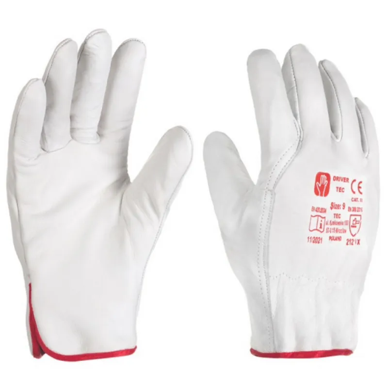 Rękawice robocze ze skóry DRIVER TEC nr 10 (IM6601)