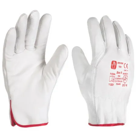 Rękawice robocze ze skóry DRIVER TEC nr 10 (IM6601)