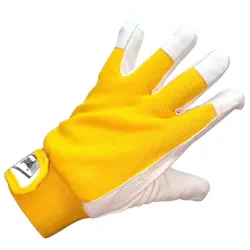 Rękawice robocze ze skóry licowej, ocieplane nr 10 (W0487)