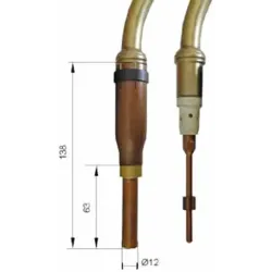 Zestaw do spawania w wąskich szczelinach fi 1,0 (B6000) BINZEL