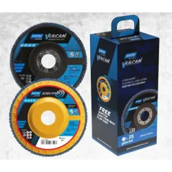 Ściernica lamelkowa cyrkon 125x22 gr 60 (Zestaw 26 szt.) Vulcan NORTON (N8745)