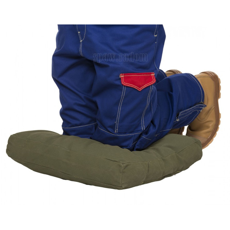 Poduszka spawalnicza z uchwytem, włókno trudnopalne 50 x 50 x 8cm (W0002)