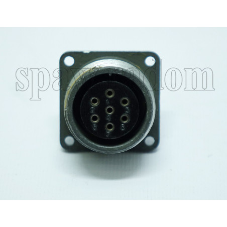 Gniazdo sterowania (żeńskie na urządzenie) 7pol SzR kpl. (NV4725)