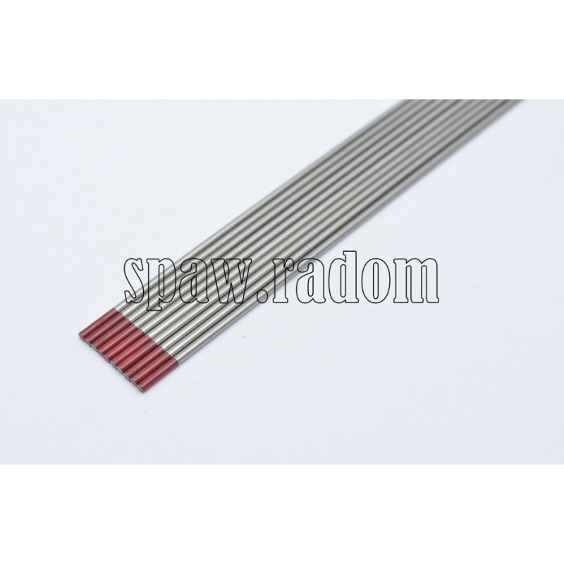 Elektroda wolframowa czerwona WT-20 dł. 175mm