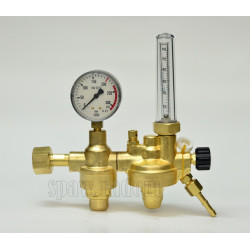 Reduktor dwustopniowy z rotametrem do wodoru 2RBW-0,3R PERUN (PER1228)