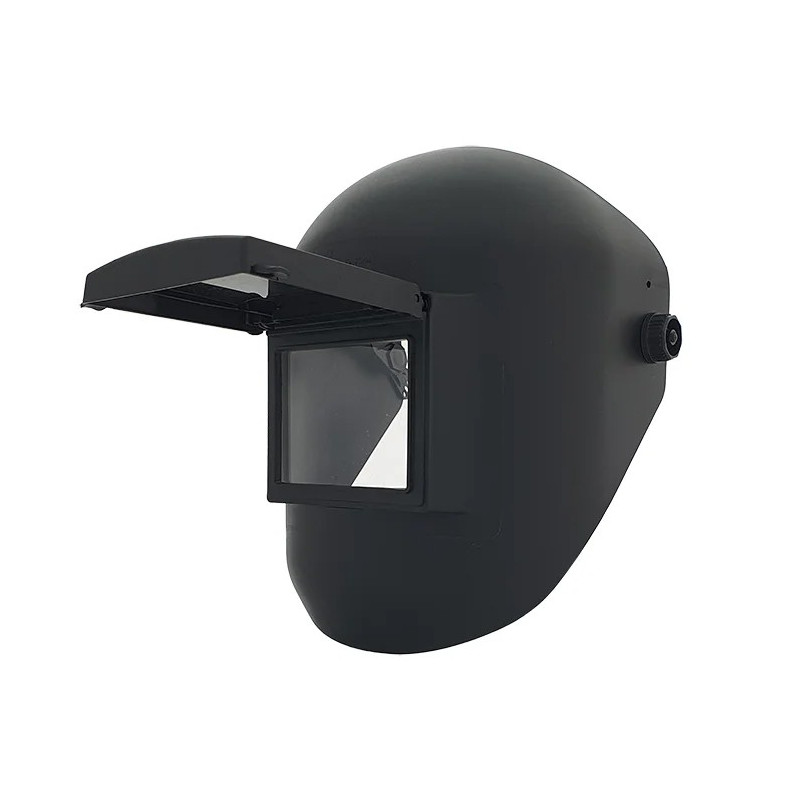 Przyłbica spawalnicza PCV z uchylną klapką 110x90 (IM8000)