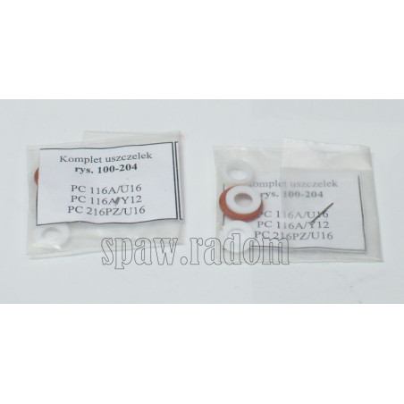 Kpl. uszczelek do palników PC 116A/Y12/U16, PC 216PZ (PER1310)