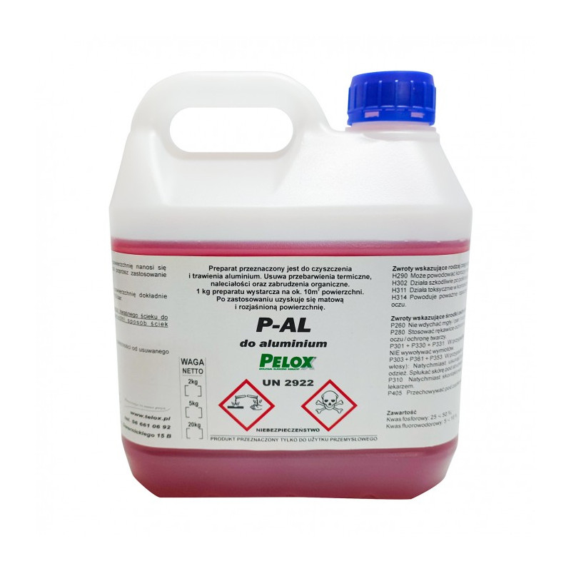 Środek trawiący do aluminium Pelox P-AL 2kg (KR4785)